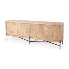 Load image into Gallery viewer, 4-door Wood/Metal Cabinet