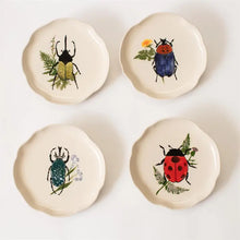 Load image into Gallery viewer, 8" Botanical Beetle Plate
