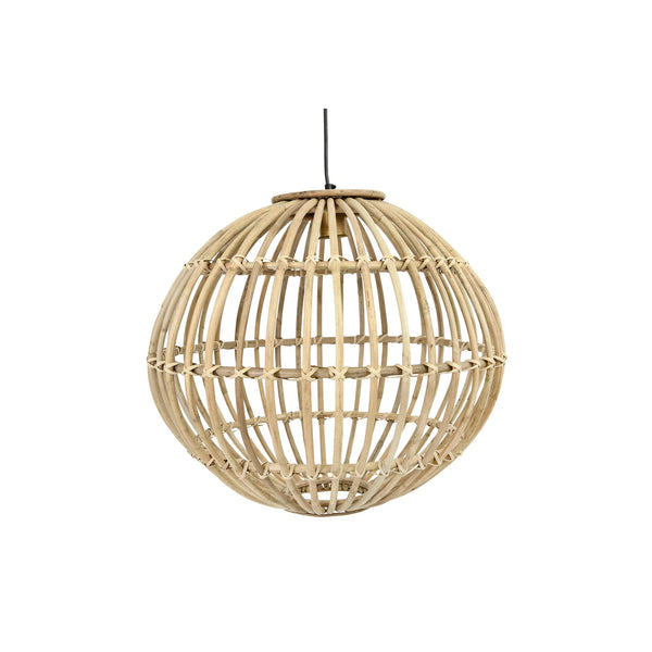 Cane & Metal Hanging Lamp