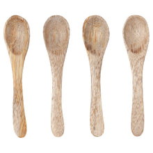 Load image into Gallery viewer, S/4 Mango Wood Mini Spoons