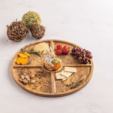 Engraved Sectioned Charcuterie Board