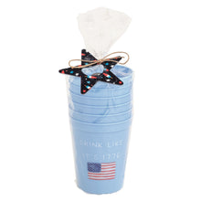 Load image into Gallery viewer, Patriotic Cup Set w/ Bottle Opener