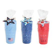 Load image into Gallery viewer, Patriotic Cup Set w/ Bottle Opener