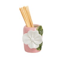 Load image into Gallery viewer, Stoneware Flower Toothpick Set