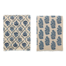 Load image into Gallery viewer, 60x50 Blue Printed Throw Blanket