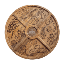 Load image into Gallery viewer, Engraved Sectioned Charcuterie Board