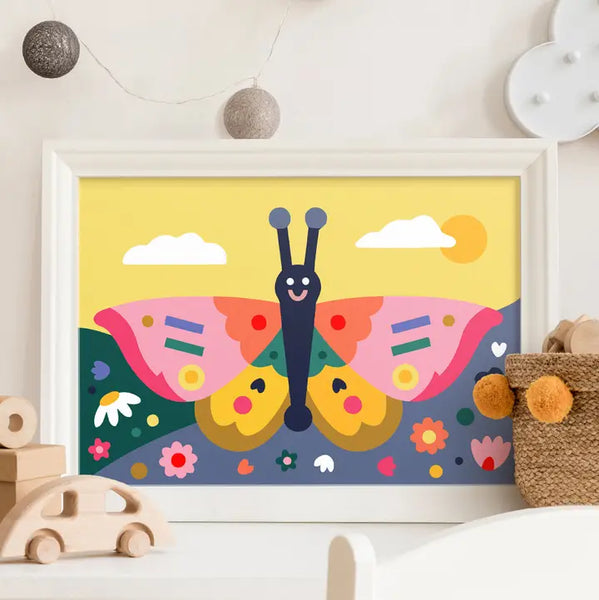 Paint By Numbers Kit & Canvas For Kids
