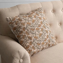 Load image into Gallery viewer, 18" Dandelion Block Print Pillow