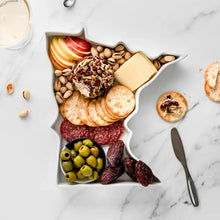 Load image into Gallery viewer, MN White Ceramic Dish