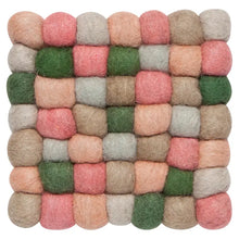 Load image into Gallery viewer, Recycled Wool Felt Dot Trivet