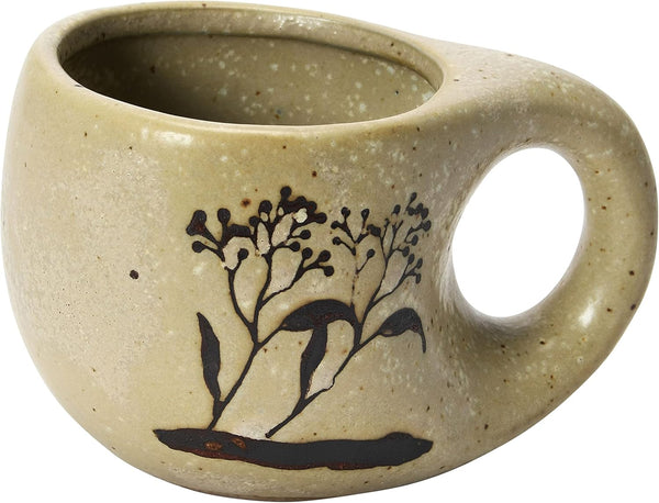 Stoneware Floral Mug