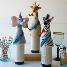 Load image into Gallery viewer, 'Party Animal' Felt Bottle Toppers