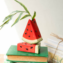 Load image into Gallery viewer, Ceramic Watermelon Bud Vase