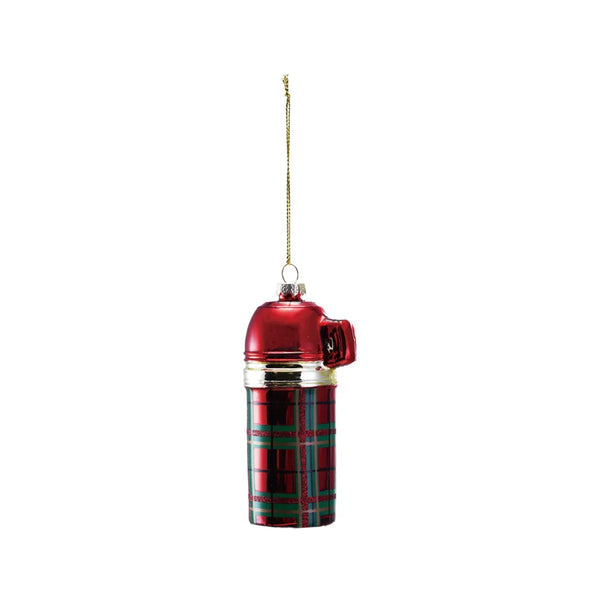 Glass Thermos Ornament