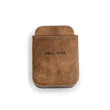 Load image into Gallery viewer, Leather Playing Card Case