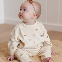 Load image into Gallery viewer, Waffle Sweater Set - Confetti Hearts