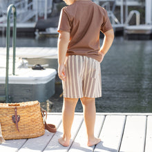 Load image into Gallery viewer, Boardshort - Butterscotch Stripe