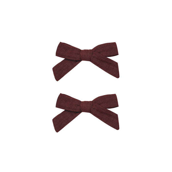 Bows - Burgundy (Set of 2)