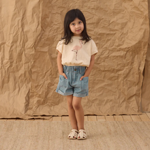 Load image into Gallery viewer, Cropped Cinch Tee - Flamingo