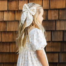 Load image into Gallery viewer, Oversized Bow Yellow Floral