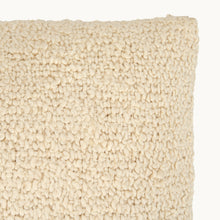 Load image into Gallery viewer, 20" Ivory Boucle Pillow