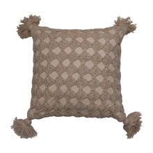 Load image into Gallery viewer, 18" Cream Knit Pillow