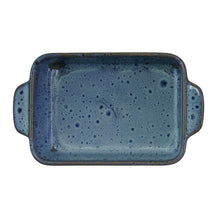 Load image into Gallery viewer, Blue/Green Glazed Stoneware Baker