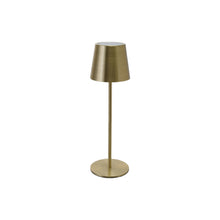 Load image into Gallery viewer, Gold LED Table Lamp w/ Touch Sensor