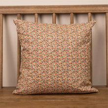 Load image into Gallery viewer, 18" Floral Reversible Throw Pillow