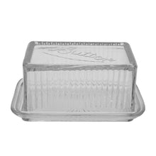 Load image into Gallery viewer, Glass Butter Dish