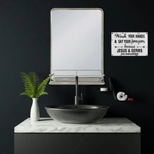 Load image into Gallery viewer, "Jesus &amp; Germs" Sign