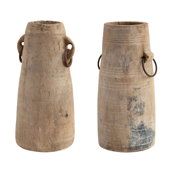 Decorative Wooden Milk Jug