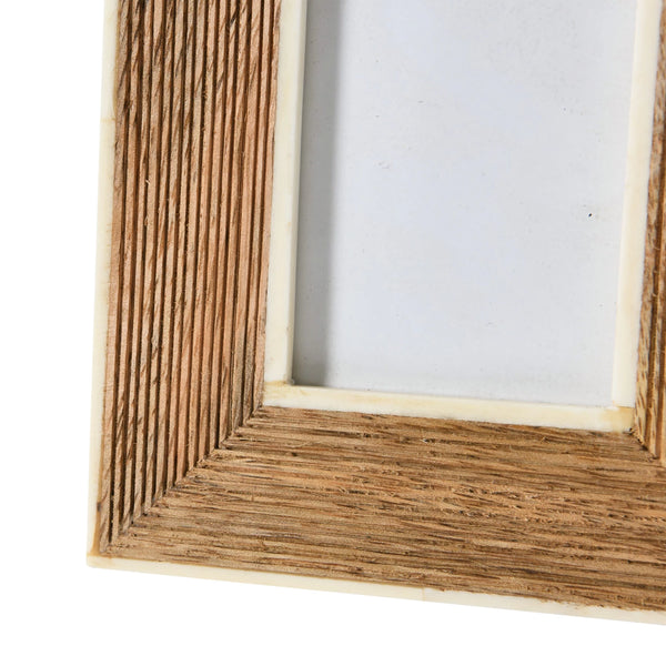 5 1/2x 4 1/2 Wood & Bone Frame