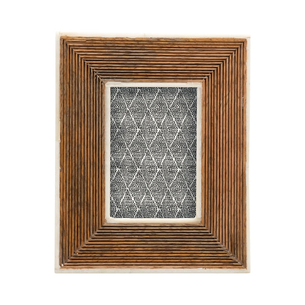 5 1/2x 4 1/2 Wood & Bone Frame