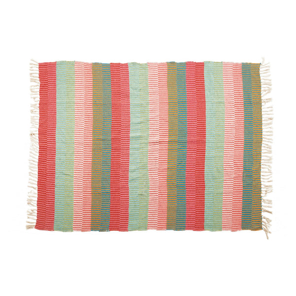 50x60" Multicolor Throw w/ Tassels