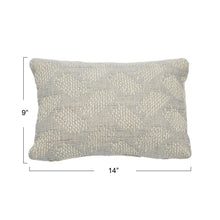 Load image into Gallery viewer, Cotton Jacquard Lumbar Pillow