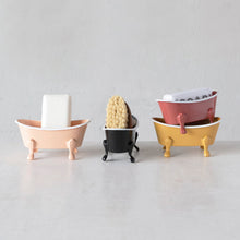 Load image into Gallery viewer, Metal Bathtub Soap Dish