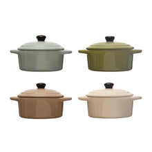 Load image into Gallery viewer, 1 Cup Stoneware Mini Baker w/ Lid