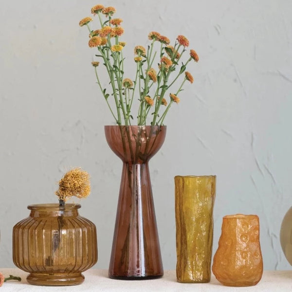 12" Glass Pillar Holder