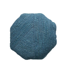 Load image into Gallery viewer, Blue Jute Octagon Pillow