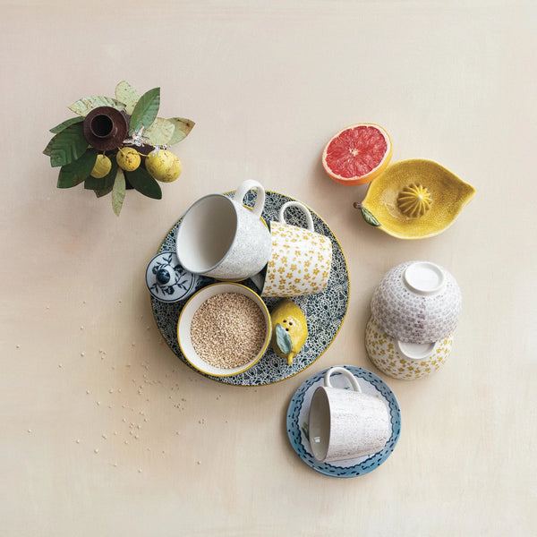 Hand-Stamped Mug