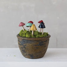 Load image into Gallery viewer, 7.5" Stoneware Mushroom