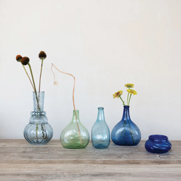 Colored Glass Vase
