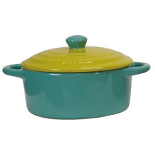 Load image into Gallery viewer, Two-Tone Stoneware Baking Pot
