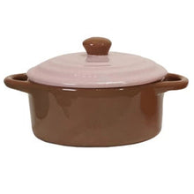 Load image into Gallery viewer, Two-Tone Stoneware Baking Pot