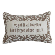 Load image into Gallery viewer, Sassy Embroidered Mini Lumbar