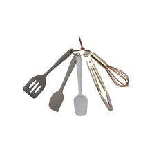 Load image into Gallery viewer, S/5 Silicone &amp; Metal Mini Kitchen Tools