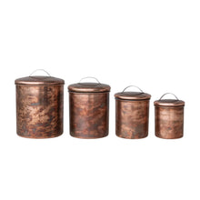 Load image into Gallery viewer, Copper Finish Canister