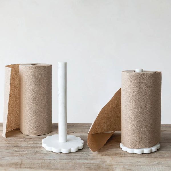 Marble Paper Towel Rack