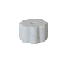 Load image into Gallery viewer, Scalloped Marble Taper Base